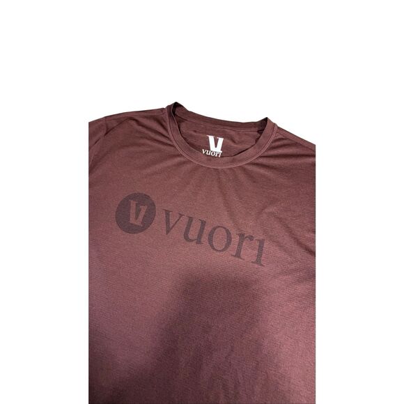 Vuori Heathered Red Logo T-Shirt Men’s Medium’s - Picture 5 of 5